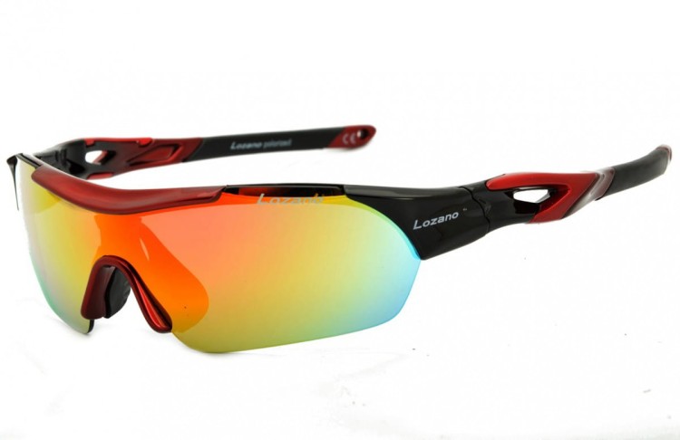 Okulary z 3 soczewkami LOZANO LZ-125B Polaryzacja + Poliwęglan