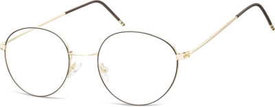 Lenonki Okulary oprawki optyczne 929D złote + czarne