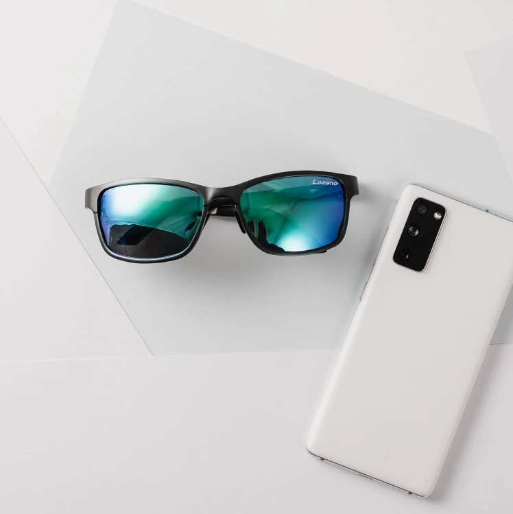 Okulary LOZANO LZ-331D Polaryzacyjne aluminiowe Nerdy