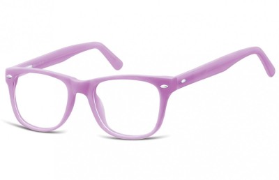 Okulary dziecięce zerówki Nerdy AK48C różowe