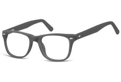 Okulary dziecięce zerówki Nerdy AK48F szare