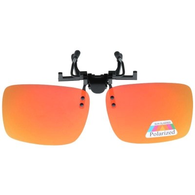 Nakładki przeciwsłoneczne lustrzane polaryzacyjne na okulary korekcyjne + ETUI - NA-163