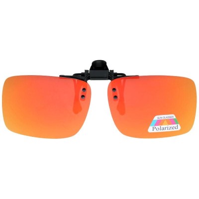 Nakładki przeciwsłoneczne lustrzane polaryzacyjne na okulary korekcyjne + ETUI - NA-163