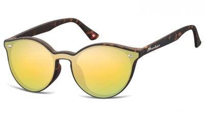 Okulary Pełne LUSTRO  okrągłe lenonki lustrzane MS46C