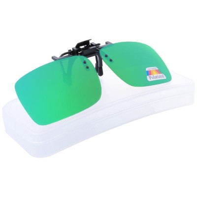 Nakładki przeciwsłoneczne lustrzane polaryzacyjne na okulary korekcyjne + ETUI - NA-162