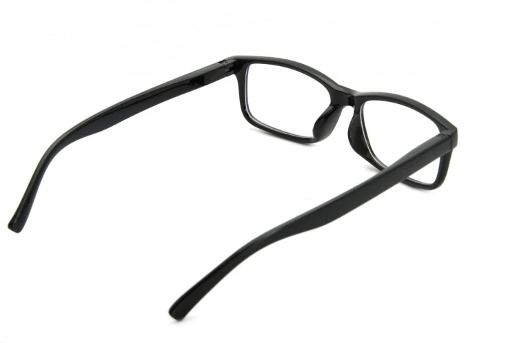 Okulary z filtrem Antyrefleksyjne zerówki Nerdy prostokątne DR-115-C1