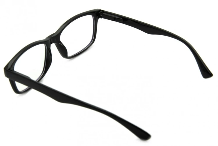 Okulary z filtrem Antyrefleksyjne zerówki Nerdy prostokątne DR-111-C1