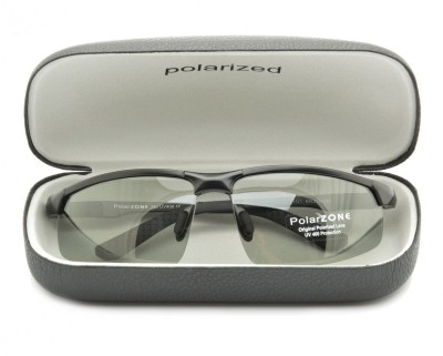 Sportowe okulary polaryzacja + fotochrom aluminiowe POL-350FP