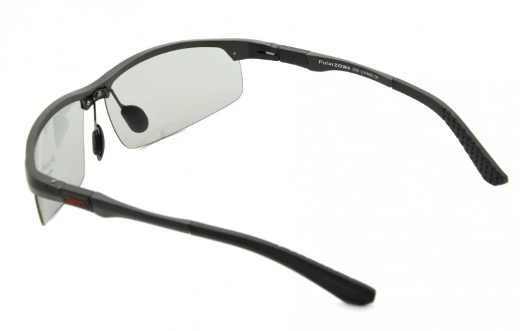 Sportowe okulary polaryzacja + fotochrom aluminiowe POL-350FP