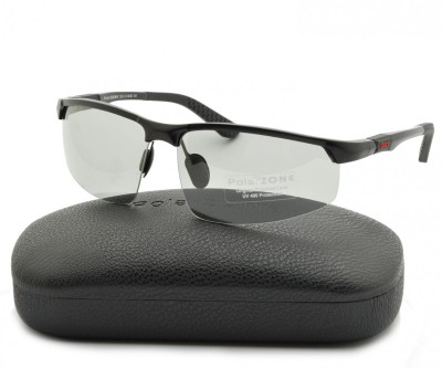 Sportowe okulary polaryzacja + fotochrom aluminiowe POL-350FP