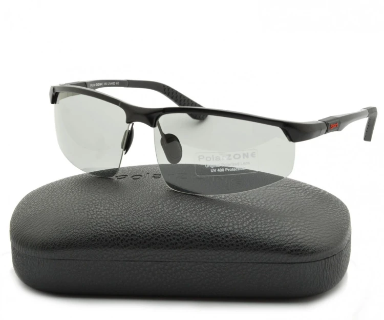 Sportowe okulary polaryzacja + fotochrom aluminiowe POL-350FP