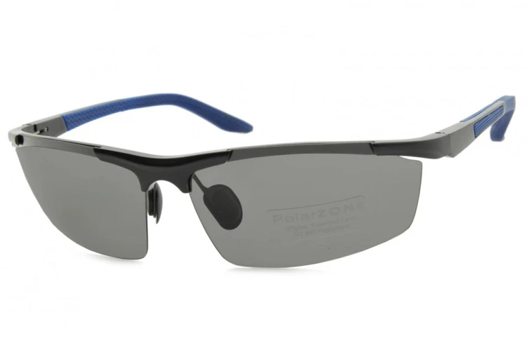 Sportowe okulary polaryzacja + fotochrom aluminiowe POL-352AFP