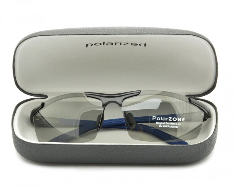 Sportowe okulary polaryzacja + fotochrom aluminiowe POL-352AFP