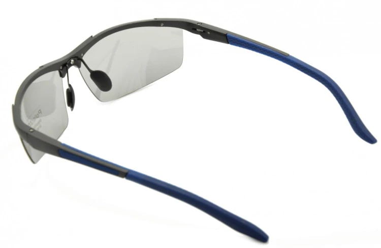 Sportowe okulary polaryzacja + fotochrom aluminiowe POL-352AFP