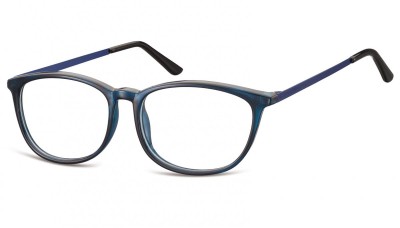 Okulary oprawki korekcyjne Nerdy zerówki Sunoptic CP143D granatowy transparentny