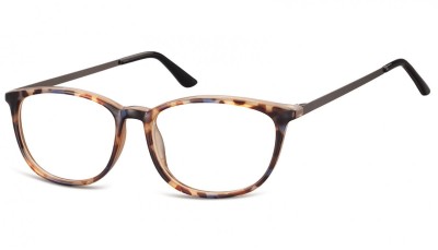 Okulary oprawki korekcyjne Nerdy zerówki Sunoptic CP143F szylkret mix-panterka mix