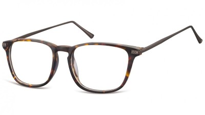 Okulary oprawki korekcyjne Nerdy zerówki Sunoptic CP144B szylkret-panterka