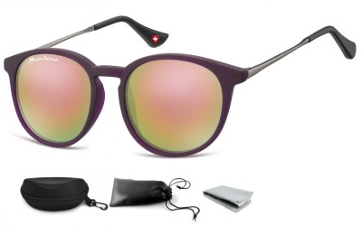 Okulary dziecięce lenonki Unisex lustrzanki matowe CS71C