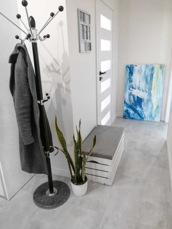 PUFA KUFER SKRZYNIA drewniana sosnowa siedzisko 50cm MALOWANA BIAŁA - 50 wzorów