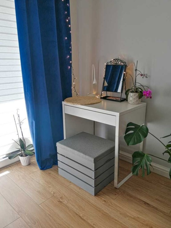 PUFA KUFER SKRZYNIA drewniana sosnowa siedzisko 50cm MALOWANA CZARNA - 50 wzorów