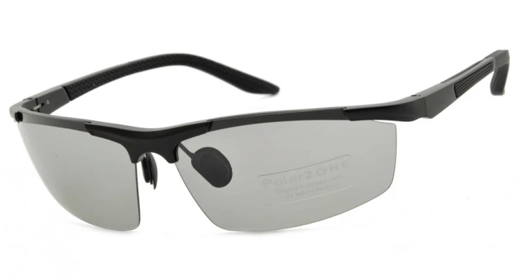 Męskie Sportowe okulary polaryzacja + fotochrom aluminiowe POL-352FP
