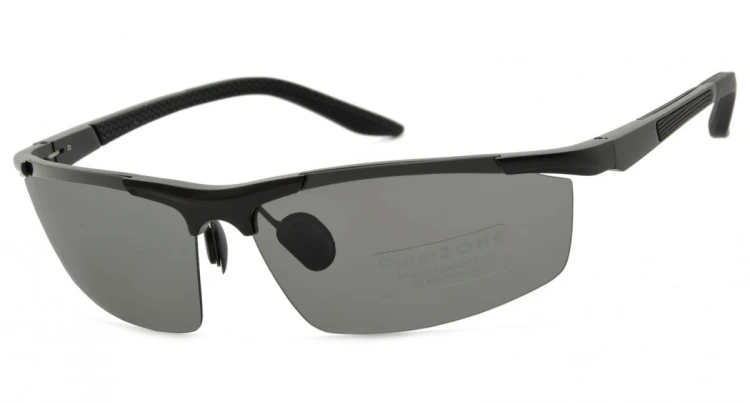 Męskie Sportowe okulary polaryzacja + fotochrom aluminiowe POL-352FP