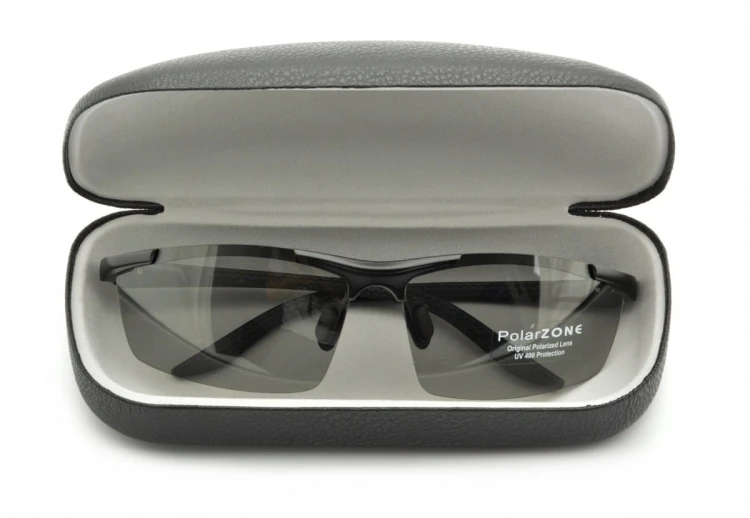 Męskie Sportowe okulary polaryzacja + fotochrom aluminiowe POL-352FP