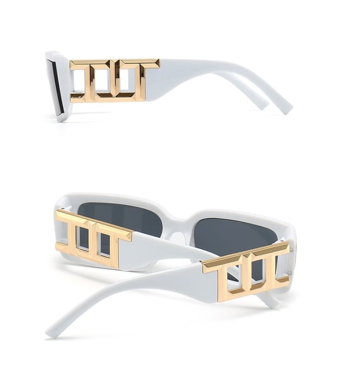 Damskie okulary przeciwsłoneczne z filtrem UV400 białe ST-MAX5C