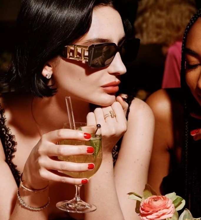 Damskie okulary przeciwsłoneczne z filtrem UV400 białe ST-MAX5C