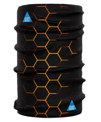 Elastyczny cienki komin na szyję - SC.11 HEXAGONAL