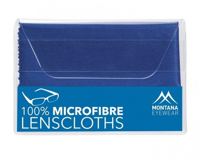 Ultradelikatna Ściereczka do okularów z mikrofibry w etui - granatowa