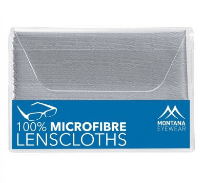 Ultradelikatna Ściereczka do okularów z mikrofibry w etui - szara