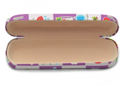 Etui Futerał na okulary dla dzieci Fioletowe STHC-22C