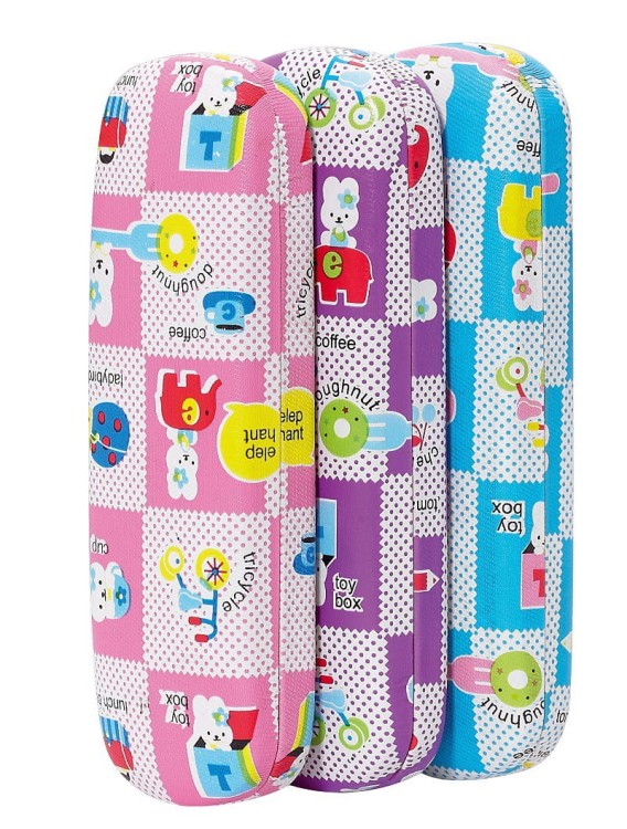 Etui Futerał na okulary dla dzieci Fioletowe STHC-22C