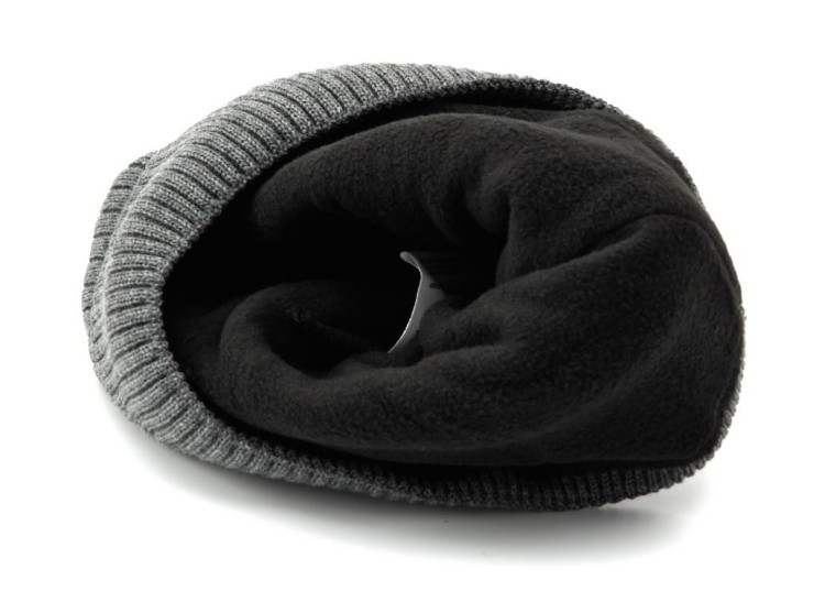 Męska Zimowa Czapka Szara z polarem - L/XL EXTREME ST-546B