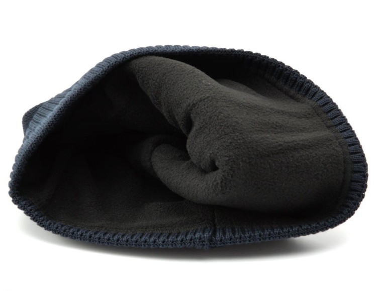 Męska Zimowa Czapka Granatowa z polarem - L/XL 2MORO ST-539