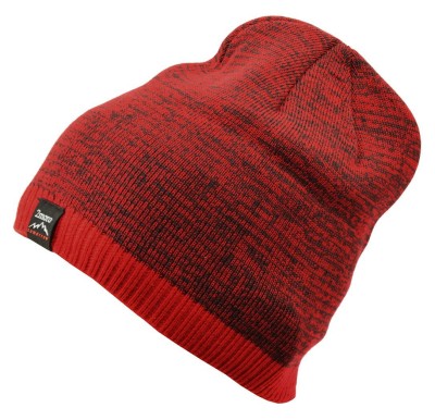 Męska Zimowa Czapka Czerwono-czarna z polarem - L/XL TOMORROW ST-511A