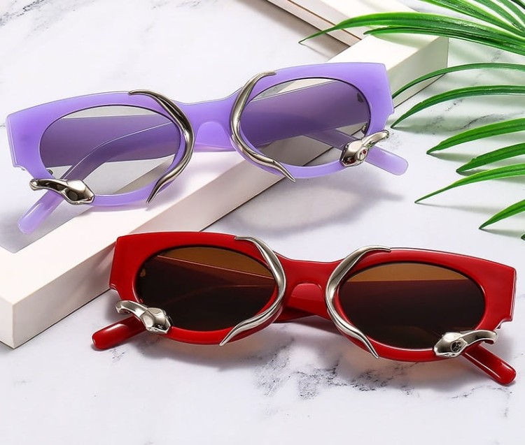 Damskie okulary przeciwsłoneczne z filtrem UV400 zielone ST-MAX4C