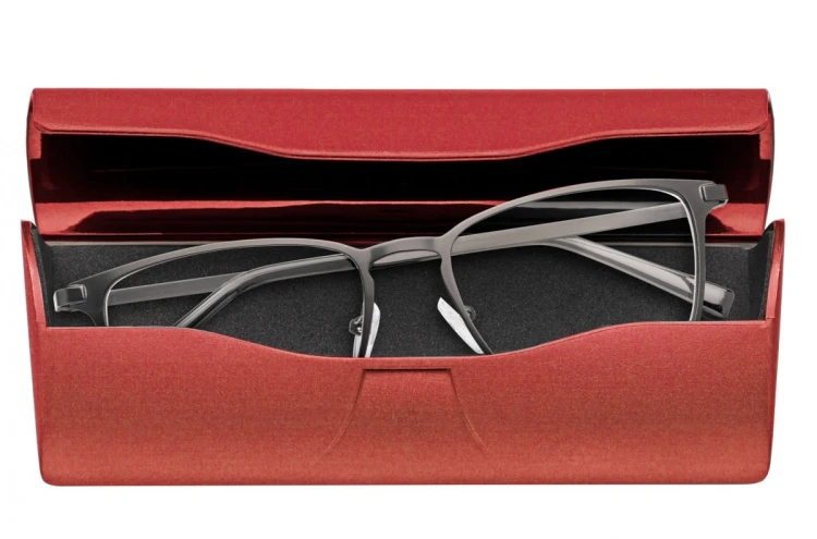 Twarde etui Futerał na okulary STHC-3B BRĄZOWE