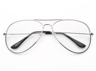 Okulary Zerówki Aviatory Srebrne 1911