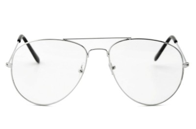 Okulary Zerówki Aviatory Srebrne 1911