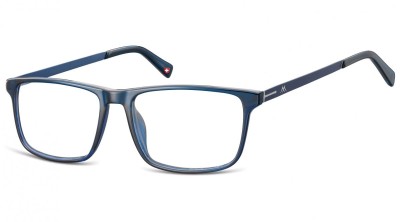 Okulary oprawki korekcyjne Nerdy Unisex Montana MA59B ciemne niebieskie + niebieski zausznik