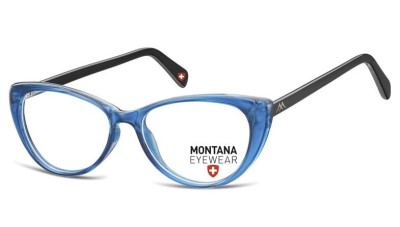 Okulary oprawki korekcyjne Kocie Montana MA57F niebiesko-czarne