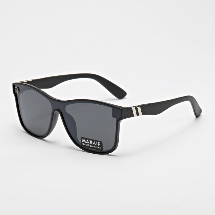 Męskie okulary przeciwsłoneczne pełne MAXAIR z filtrem UV400 czarne ST-MAX2