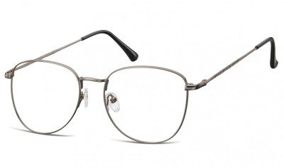 Oprawki okulary  Pilotki zerówki korekcyjne 924H grafitowe