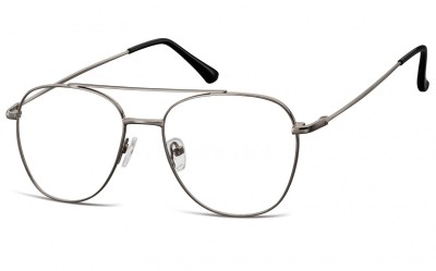Oprawki okulary  Pilotki zerówki korekcyjne 922A grafitowe
