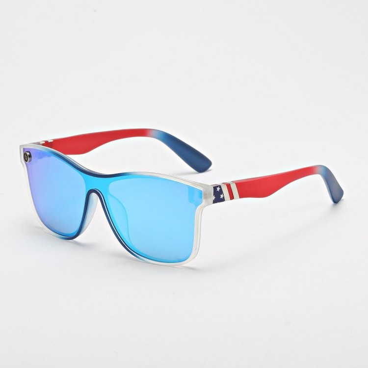 Męskie okulary przeciwsłoneczne pełne MAXAIR z filtrem UV400 Blue/Red ST-MAX2A