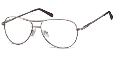Okulary oprawki dziecięce zerówki Pilotki MK1-46A grafitowe