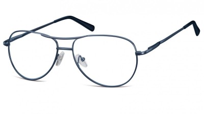 Okulary oprawki dziecięce zerówki Pilotki MK1-46C ciemno-niebieskie