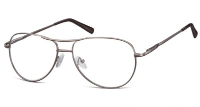 Okulary oprawki dziecięce zerówki Pilotki MK1-49A grafitowe